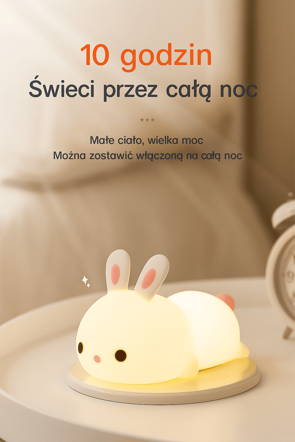 Miękka lampka Króliczek